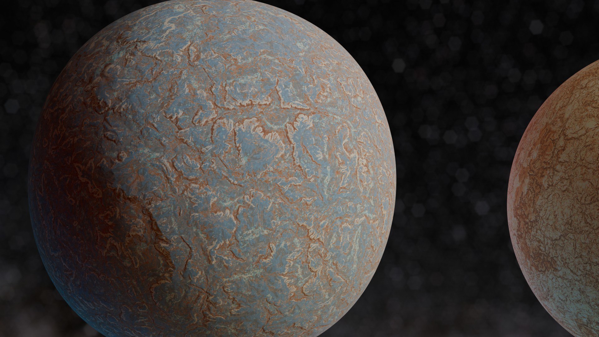 3D 16K Seamless Alien Rock Material Variations And Terrain Height Map ...
