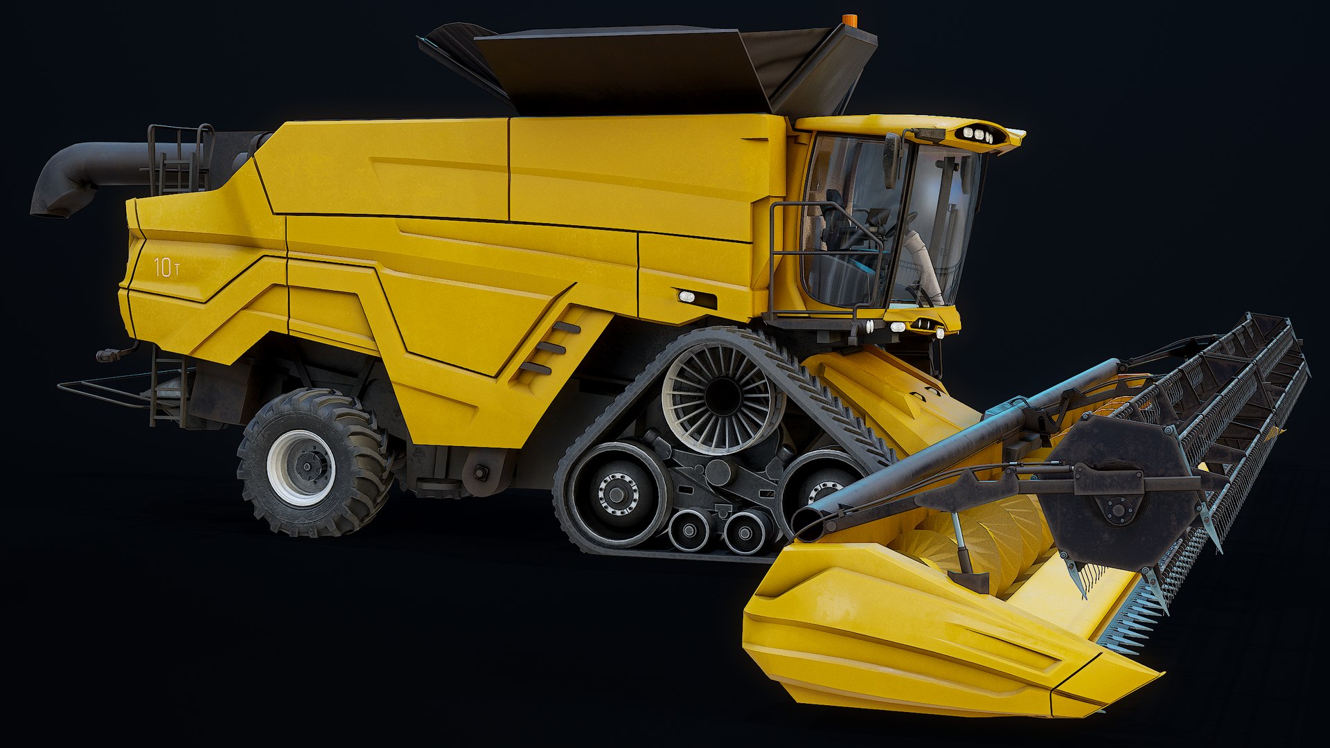 Modern Combine Harvester Yellow PBR 3D model https://p.turbosquid.com/ts-thumb/AZ/4aQ1mT/6y/r_viewport_019/png/1660655119/1920x1080/fit_q87/d8c3eadd4afc1ee26a1ee503487976505c8e0d25/r_viewport_019.jpg