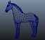 3D Pferd manipuliert und animiert
