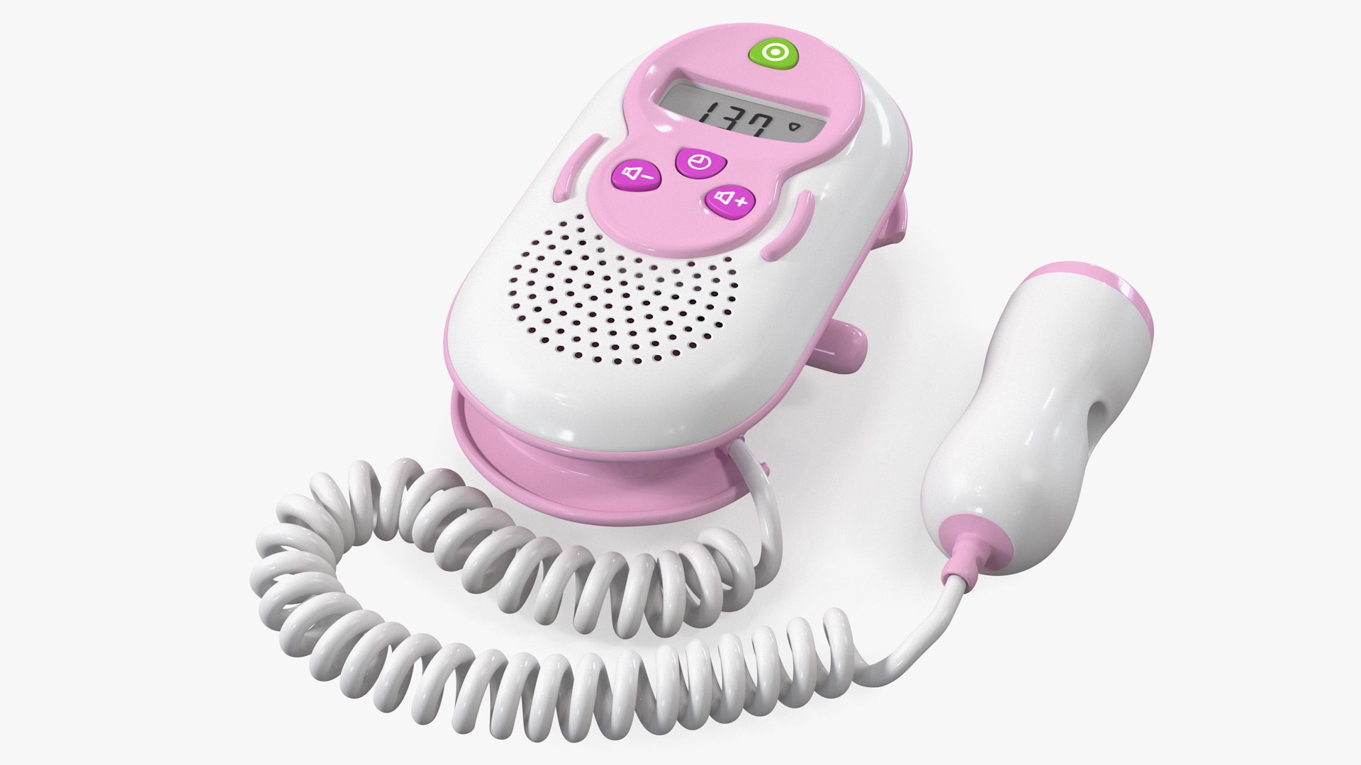 Heart Rate Monitor Fetal Doppler 3D model preview