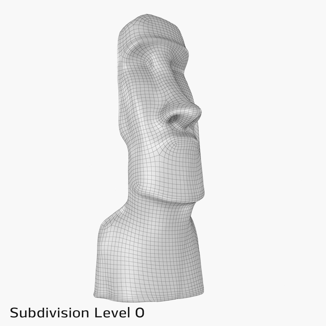 Moai statue 3D model TurboSquid 1212427