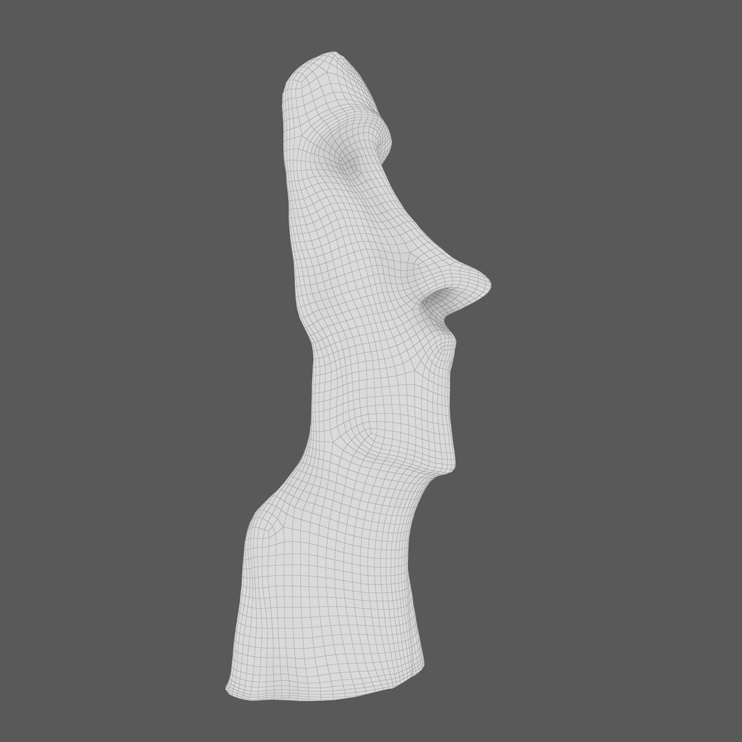 Moai Statue 3D Model TurboSquid 1212427