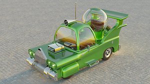 homer car simpsons 3D