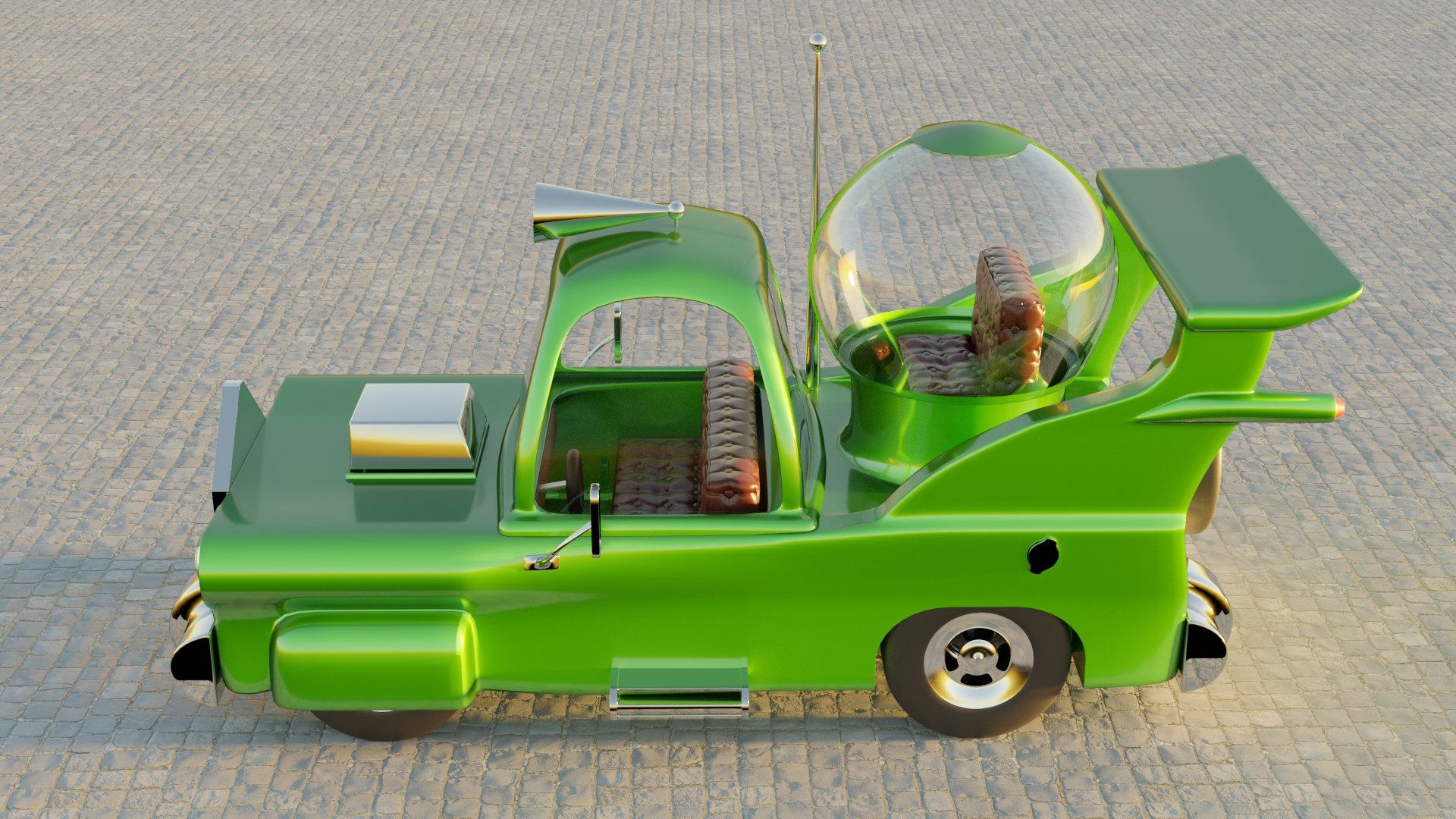 Homer Car Simpsons 3D TurboSquid 1628456