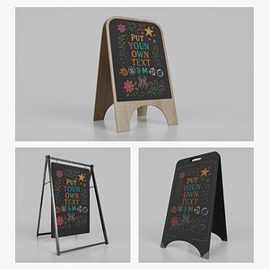 Customizable Premium Modern Chalkboard Signs