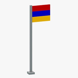 Armenia Flag model