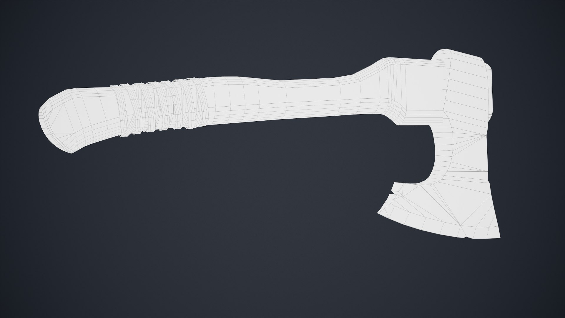 axe gameready lod 3D model https://p.turbosquid.com/ts-thumb/AZ/KQhtif/Qn/wire2/png/1608730541/1920x1080/fit_q87/ce58b4f985ea4efd1a47301ec91625875b80bf0b/wire2.jpg