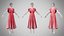 Dress 45 Cerise Red