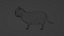 Cat 3D Model Rigged and Animated British Shorthair