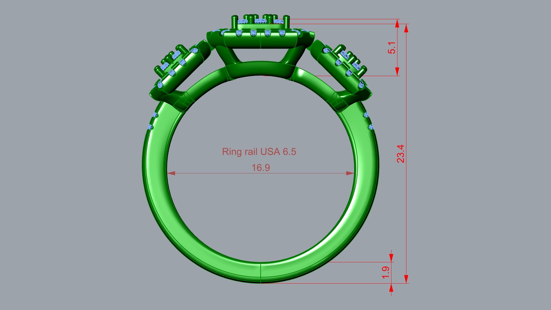 Engagement Ring Model - TurboSquid 2230388