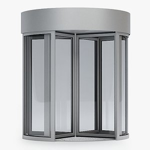 3d revolving door