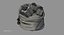 3D model realistic santa s bag
