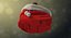 3D model realistic santa s bag