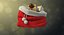 3D model realistic santa s bag