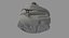 3D model realistic santa s bag