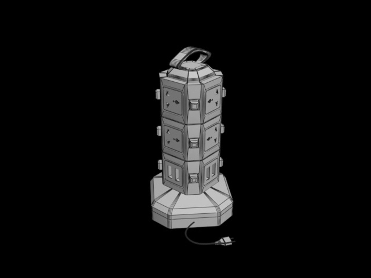 Multi Plug 3D Model - TurboSquid 1355953