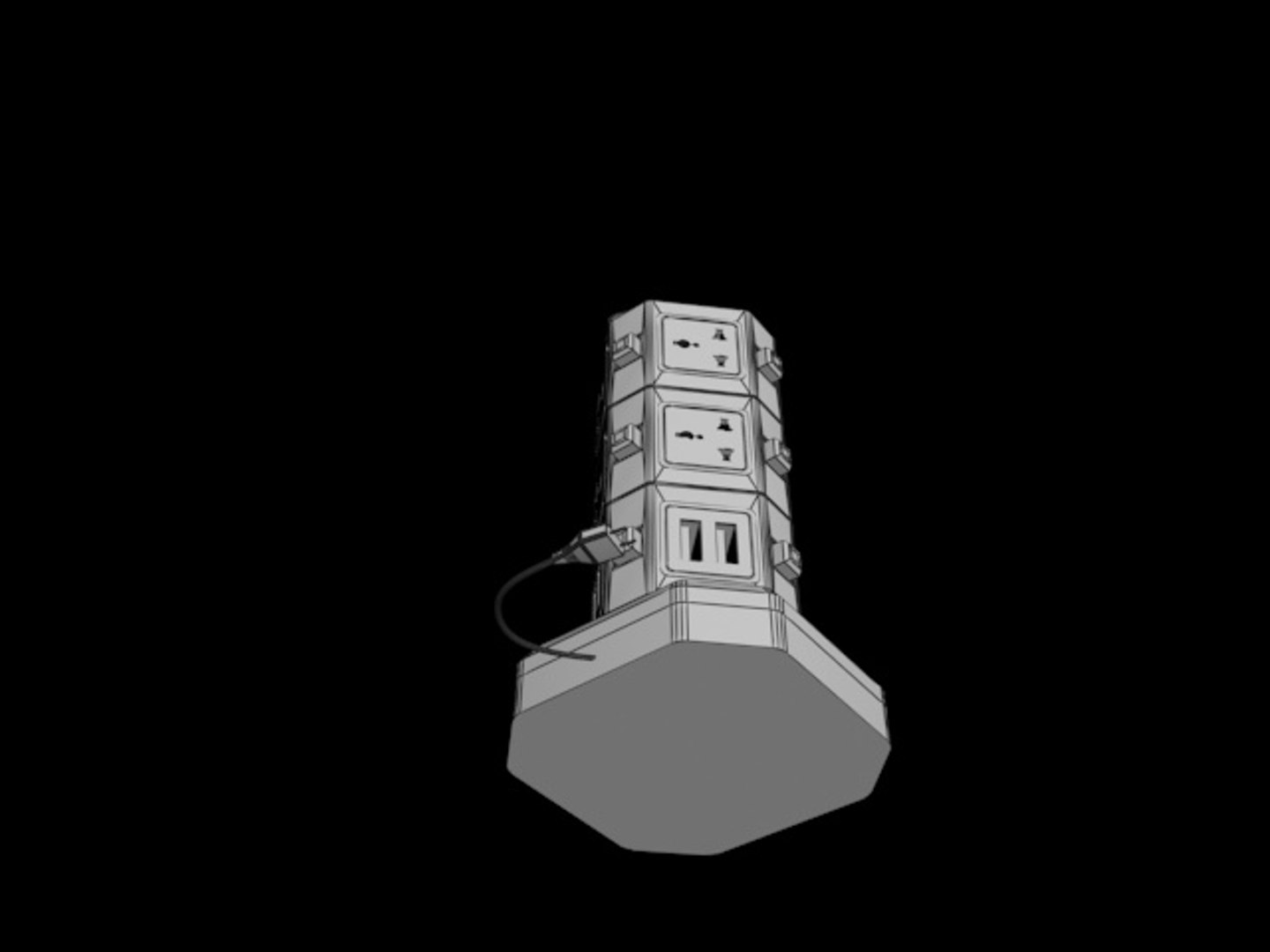 Multi Plug 3D Model - TurboSquid 1355953