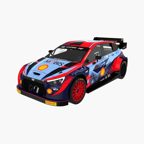 3d rally car model