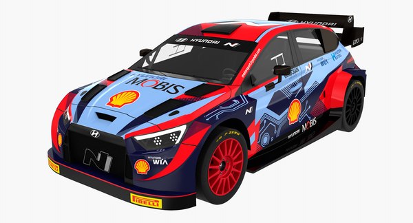 Hyundai I20 N Hybrid Rally Car Wrc 3d Model - Turbosquid 1887290