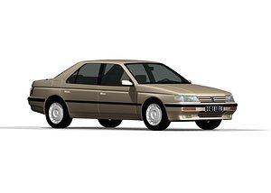 Peugeot 605 sti 1990 3D model