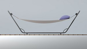 hammock bed 3D model
