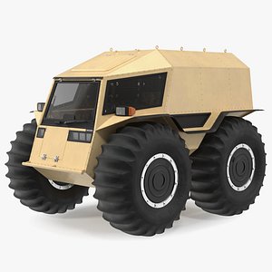 3D Sherp ATV Rigged model