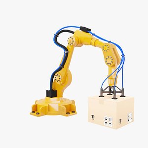 3D model robot arm