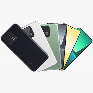 Xiaomi 13 All Colors 3D model