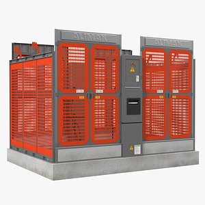 Construction Hoist Foundation 3D Model