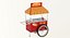 cart cream dog 3D
