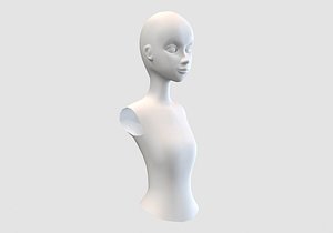 basic female torso model