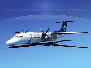 3d dhc-8 q300
