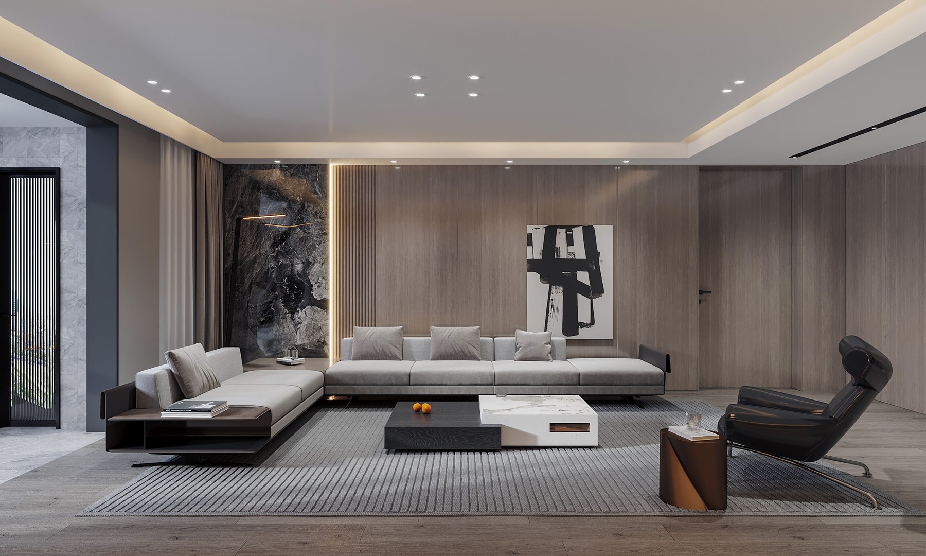 3D Modern Living Room Model - TurboSquid 2200426