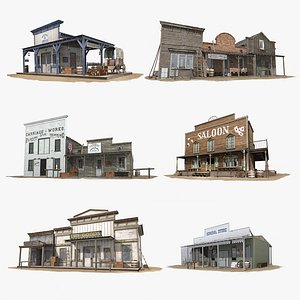 Realistic Western House Game Collection