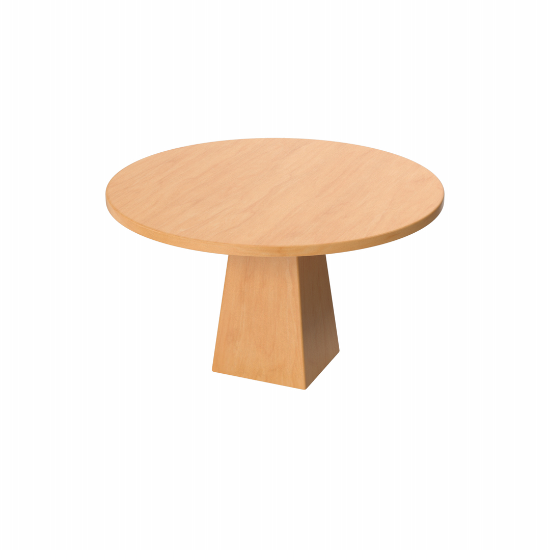 Wooden Round Table 3D Model TurboSquid 2038223