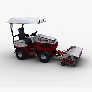 Broom Truck Lowpoly