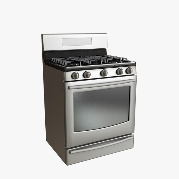 3d model gas range