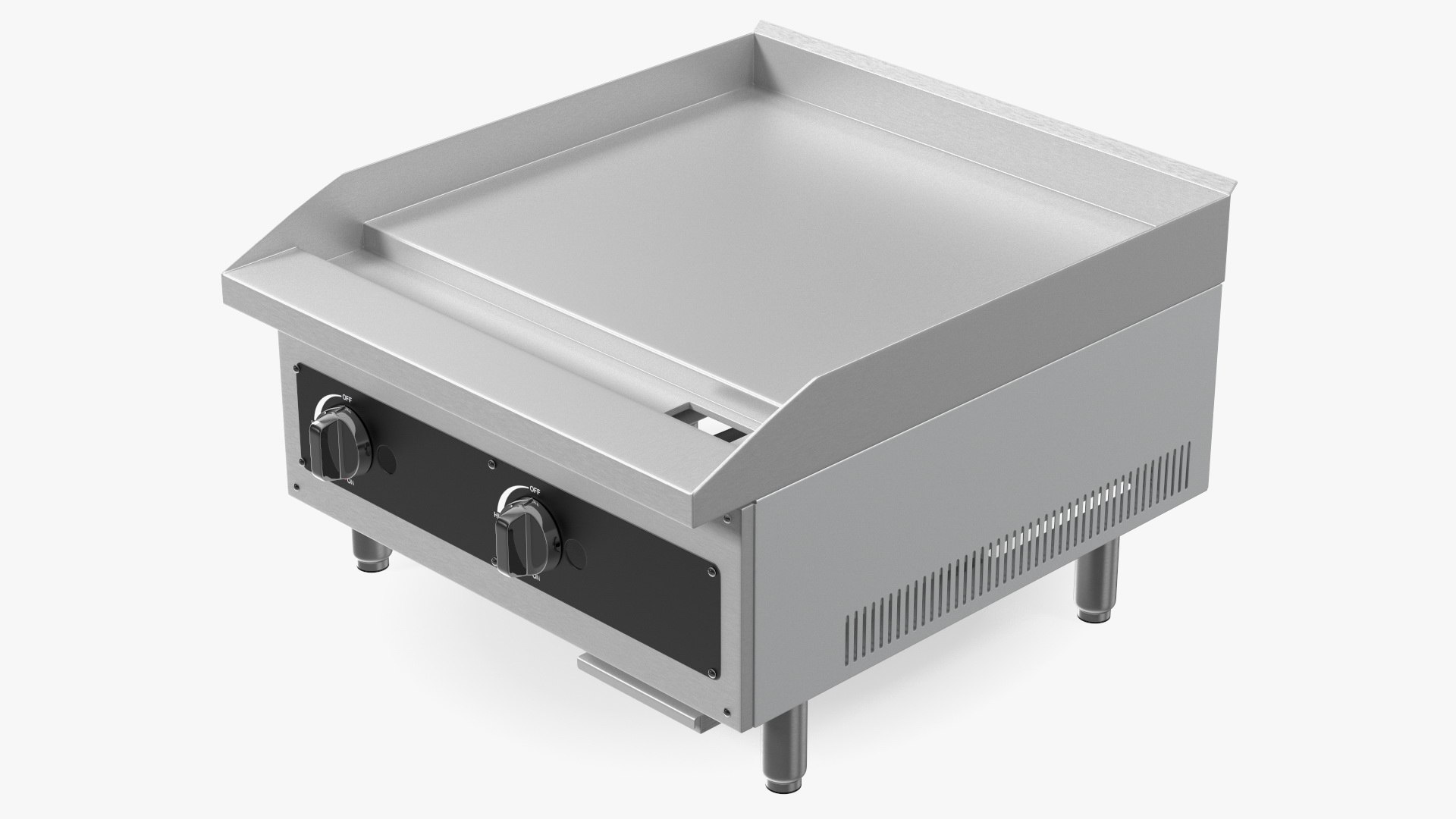 Gas Countertop Griddle 3D model preview