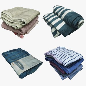 3D Clothes Collection 90 Piles model