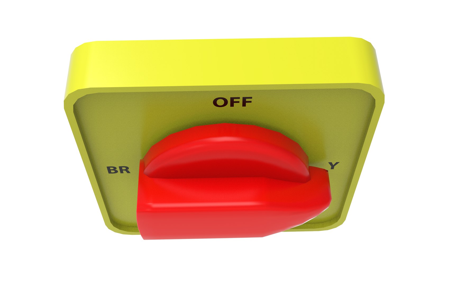 3D On Off Roller Model - TurboSquid 2139245