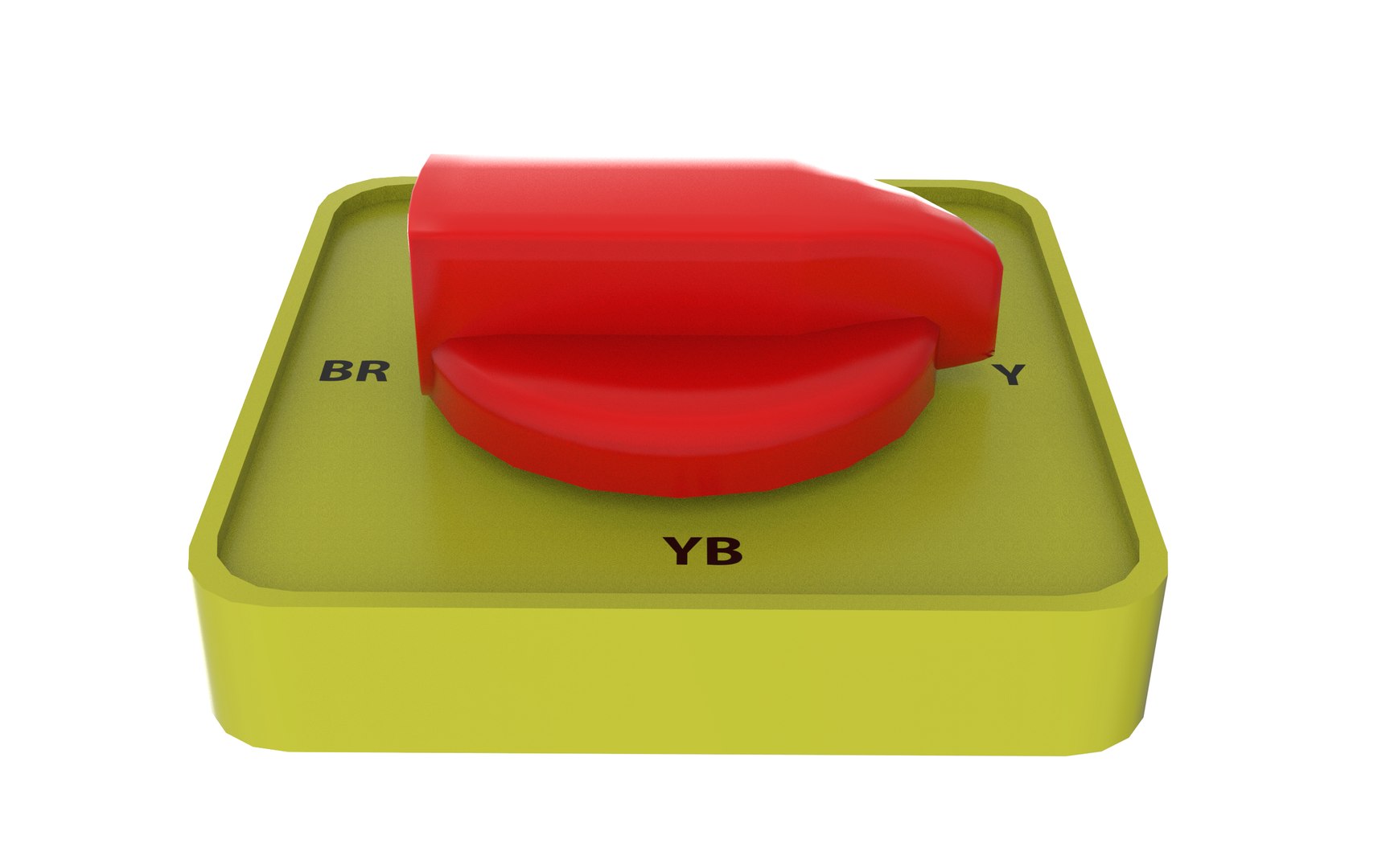 3D On Off Roller Model - TurboSquid 2139245