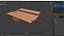 Wooden Market Cart Empty