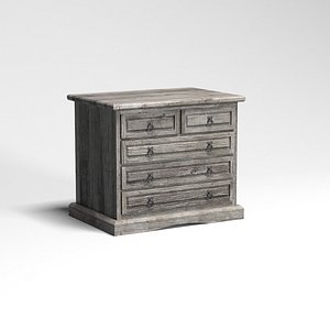 Chest of Drawers Low poly