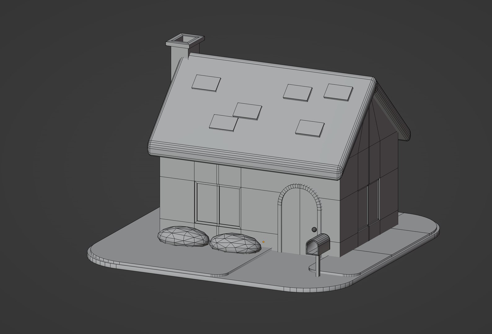 Low Poly House Model - TurboSquid 2133209