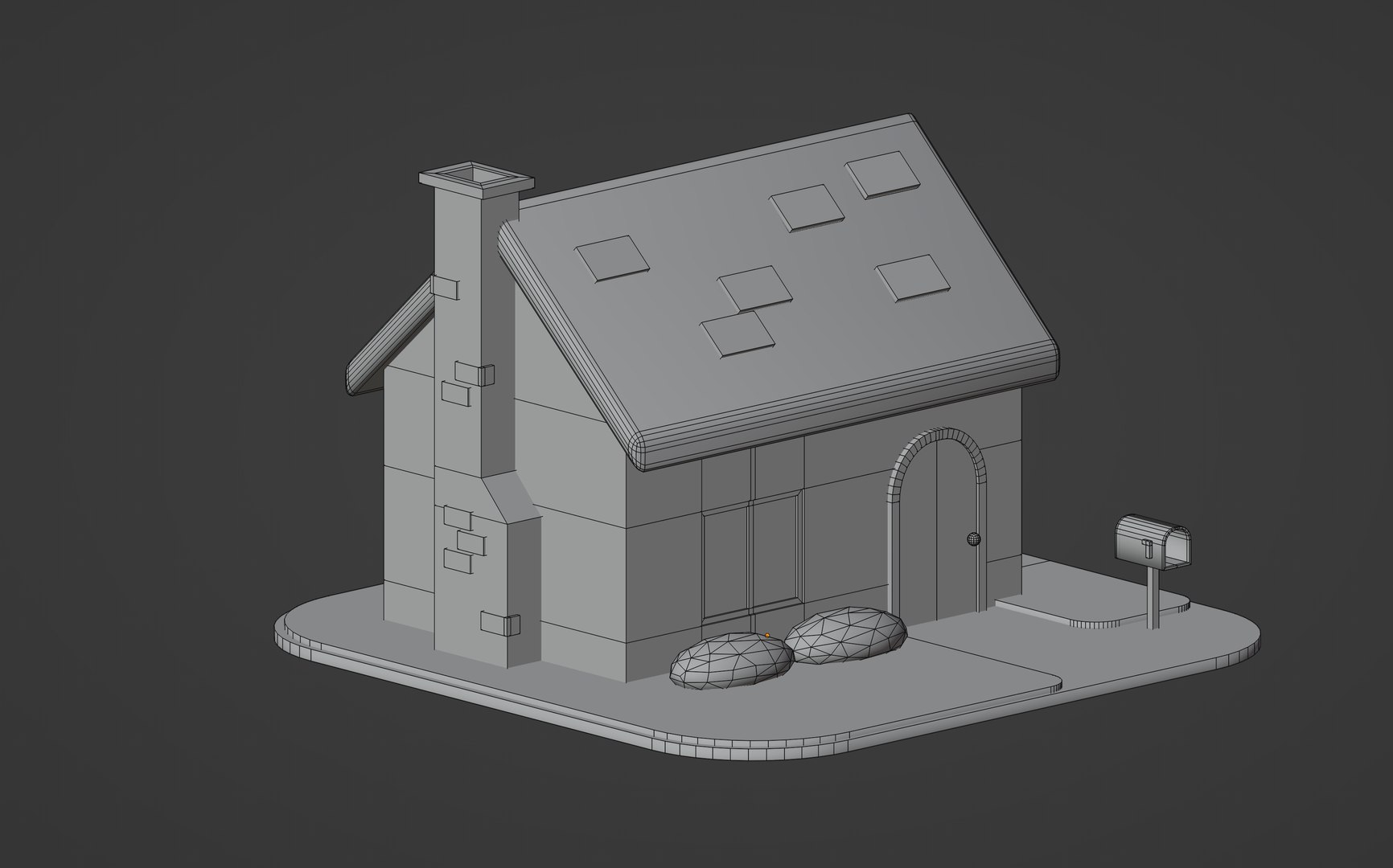 Low Poly House Model - TurboSquid 2133209