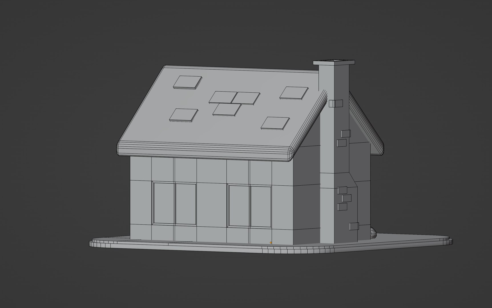 Low Poly House Model - TurboSquid 2133209