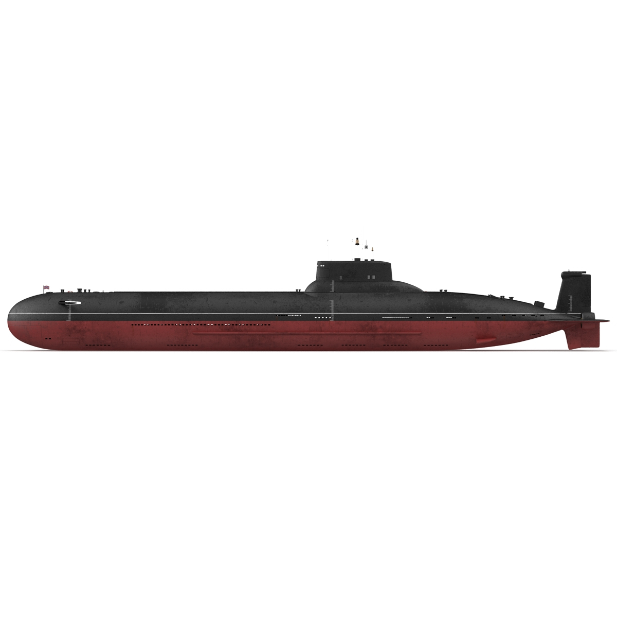 Typhoon Class Submarine 3d Max