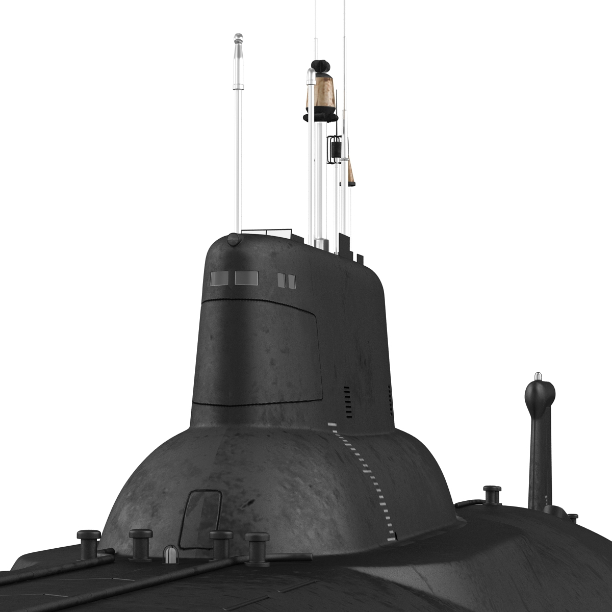 Typhoon Class Submarine 3d Max