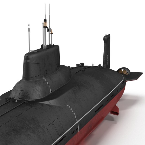 Typhoon Class Submarine 3d Max