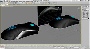 free razer deathadder 3d model